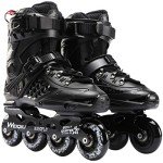 YYW Professional Inline Skates for Adults - Black