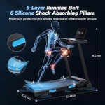 Foldable Incline Treadmill for Home and Office