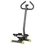 HOMCOM Adjustable Twister Stepper with LCD Screen