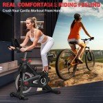 DMASUN Quiet Magnetic Exercise Bike for Home Gym