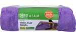 Gaiam Stay Put Yoga Towel Mat - Purple