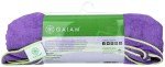 Gaiam Stay Put Yoga Towel Mat - Purple