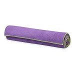 Gaiam Stay Put Yoga Towel Mat - Purple