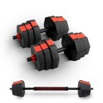 Kayman 20kg Adjustable Dumbbell Set for Home Workouts