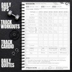 Gymwise A5 Workout Log Book & Fitness Planner