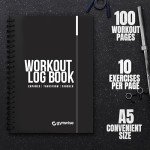 Gymwise A5 Workout Log Book & Fitness Planner