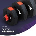Kayman 20kg Adjustable Dumbbell Set for Home Workouts