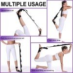 Adjustable Yoga Stretching Strap for Flexibility