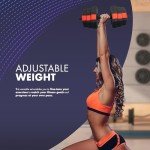 Kayman 20kg Adjustable Dumbbell Set for Home Workouts