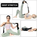 Adjustable Yoga Stretching Strap for Flexibility