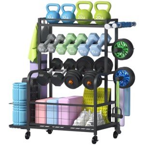 Versatile Weight and Equipment Storage Rack