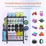 Versatile Weight and Equipment Storage Rack