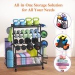 Versatile Weight and Equipment Storage Rack