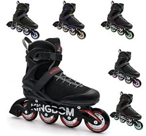 Kingdom GB Rage R40 Roller Blades - Black/Red