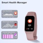 Fitness Smartwatch with Heart Rate & Activity Tracker
