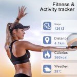 Fitness Smartwatch with Heart Rate & Activity Tracker