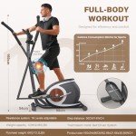 Compact Magnetic Elliptical Trainer with LCD Display