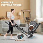 Compact Magnetic Elliptical Trainer with LCD Display