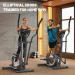 Compact Magnetic Elliptical Trainer with LCD Display