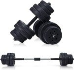 Adjustable 30KG Dumbbell Barbell Set for Home Fitness