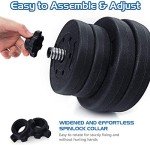 Adjustable 30KG Dumbbell Barbell Set for Home Fitness