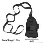 Yoga Stretching Strap with Mesh Bag and Loops