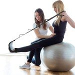 Yoga Stretching Strap with Mesh Bag and Loops