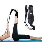 Yoga Stretching Strap with Mesh Bag and Loops