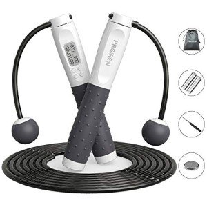 Adjustable Cordless Jump Rope with Calorie Counter