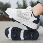 WOWEI 2-in-1 Skateboard and Roller Shoe Trainers