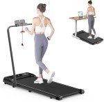 Jupgod Folding Treadmill with Remote & LED Display