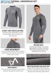 MEETYOO Men's Quick-Dry Thermal Base Layer Set