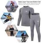 MEETYOO Men's Quick-Dry Thermal Base Layer Set