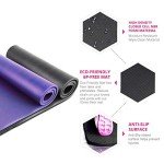 10mm Thick Non-Slip Black Yoga Mat