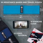 Elvire 3-Pack Fabric Resistance Bands for Workouts