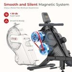 Dripex Adjustable Resistance Rowing Machine for Home