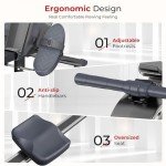 Dripex Adjustable Resistance Rowing Machine for Home