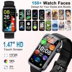 Fempoin Smart Fitness Watch with Heart Rate Monitor