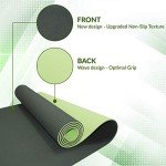 Comfy Non-Slip TPE Yoga Mat with Carry Bag