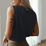 Women’s Sleeveless Crop Tank Top for Fitness