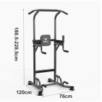 Adjustable Dip Power Tower & Pull Up Bar
