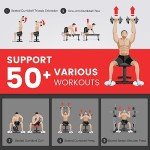 Heavy Duty Adjustable Weight Bench for Home Gym