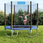Monzana® 14ft Trampoline Set with Safety Features