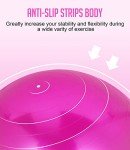 TOMSHOO Anti-Burst Exercise Ball with Pump