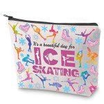 Ice Skating Lover Makeup Bag and Toiletry Kit