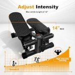 Chiidou Mini Stepper with Resistance Bands and Monitor