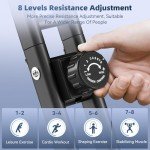 Foldable Exercise Bike with Magnetic Resistance & Display