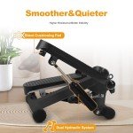 Chiidou Mini Stepper with Resistance Bands and Monitor