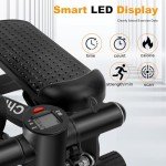 Chiidou Mini Stepper with Resistance Bands and Monitor