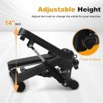 Chiidou Mini Stepper with Resistance Bands and Monitor